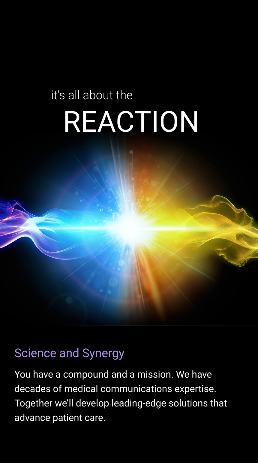 Science and Synergy - It's all about the REACTION