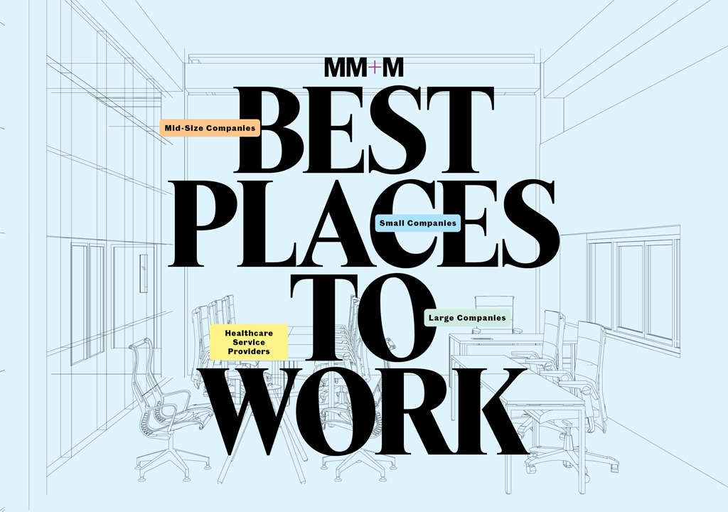 MM+M Best Places to Work 2025 award badge
